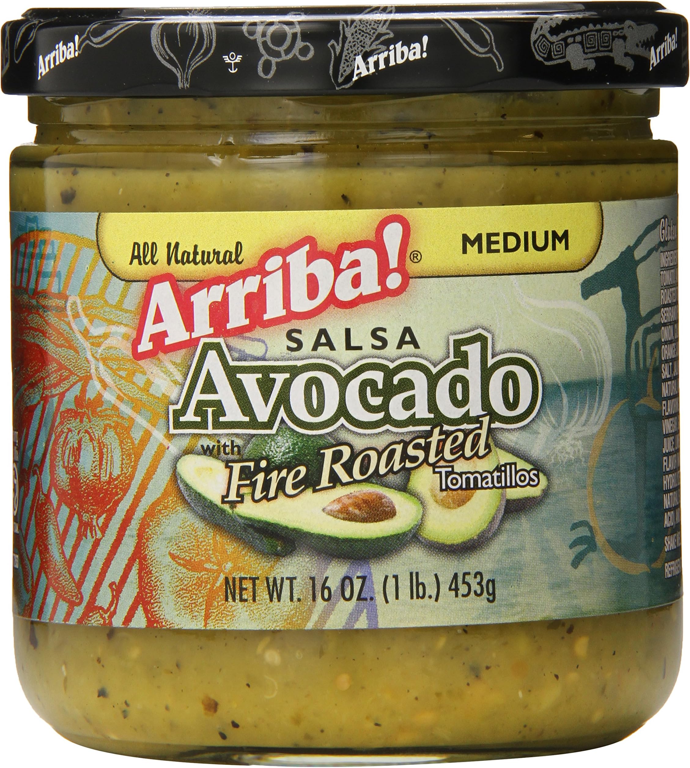 Arriba Salsa, Mandarin Avocado, 16 Ounce