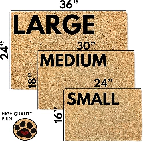 Miniatura 3 de Personalized Door Mat, Custom Coir Doormat with Family Name, 5 Designs - 3 Sizes, Housewarming Gifts, Wedding Gifts for Couple, Front Door Mat for