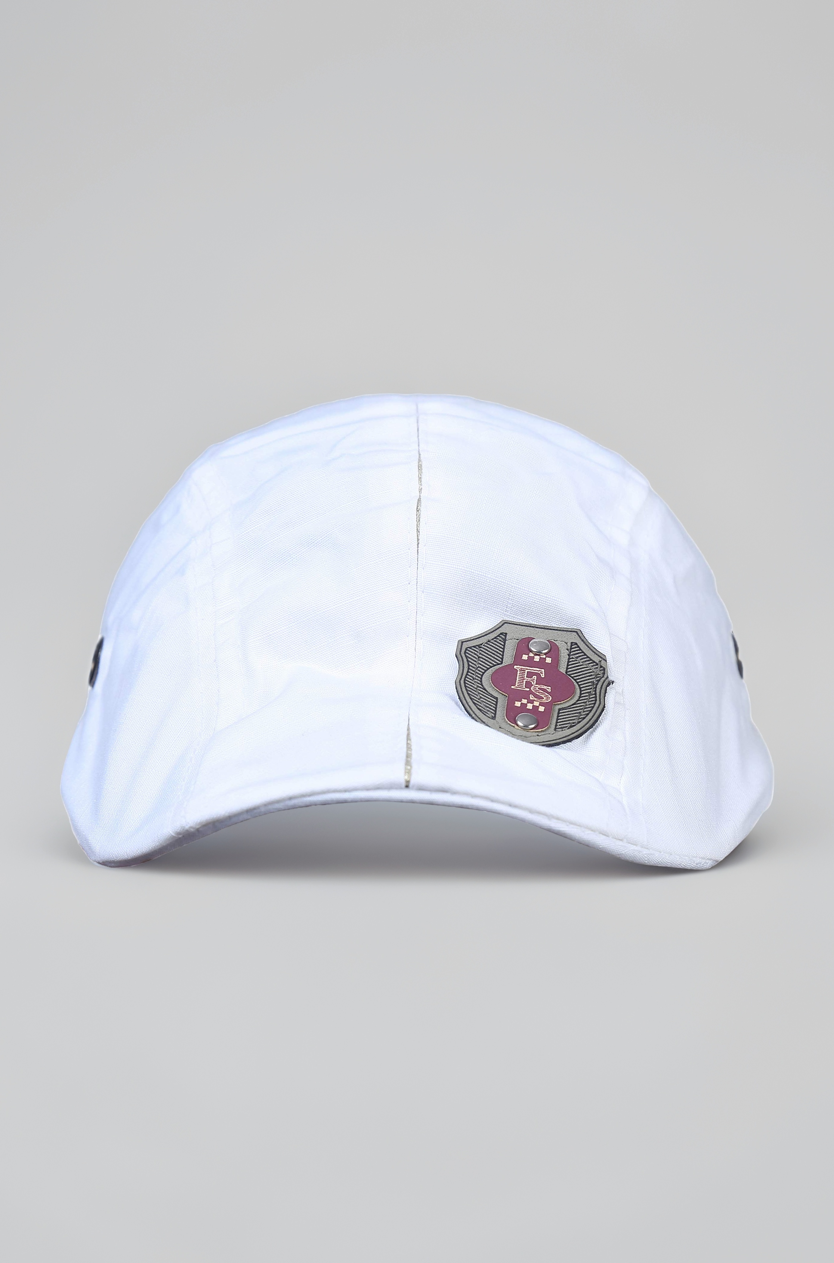Men's Cotton Golf Cap (Pack of 1) (CL-01_White_Free Size)
