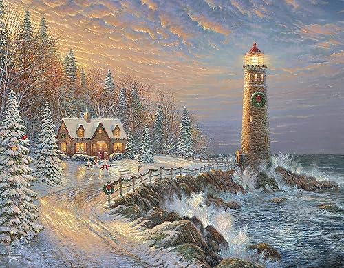 Miniatura 5 de Ceaco - Paquete múltiple 4 en 1 - Thomas Kinkade - Holiday - (4) rompecabezas de 500 piezas
