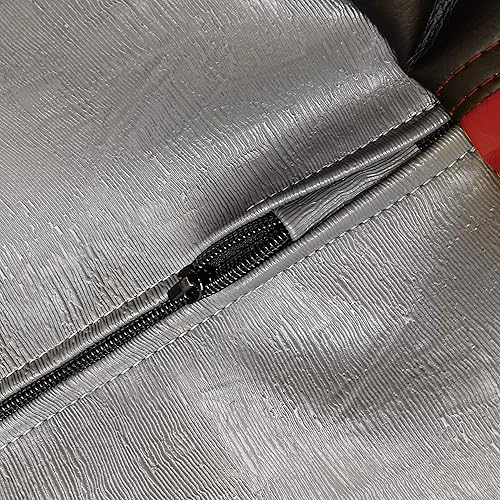 Miniatura 7 de Factory Direct Partners 13022-272 SoftScape Classic - Puf jumbo universitario de 38 pulgadas, color carmesínegro