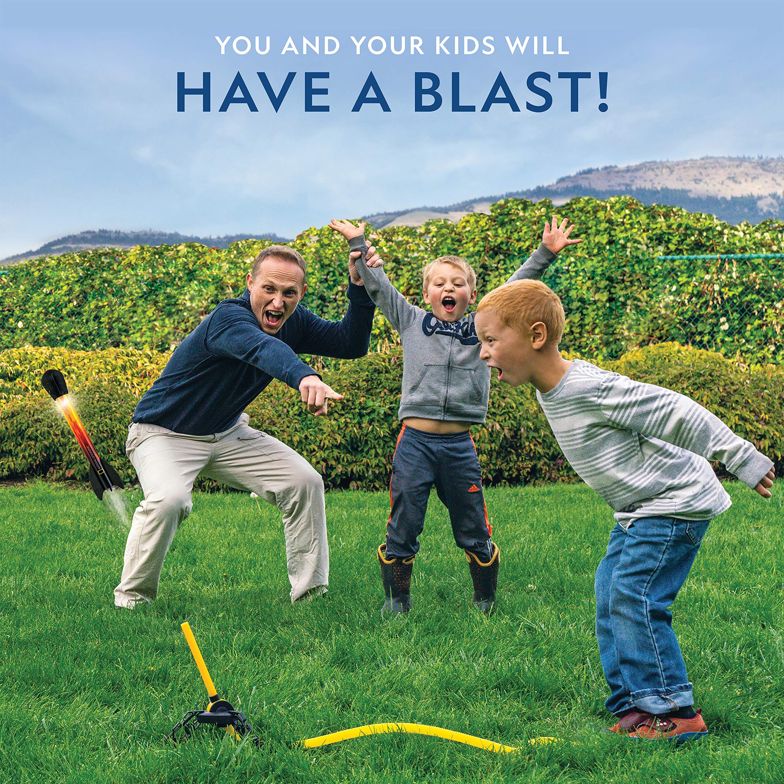 Buy NATIONAL GEOGRAPHIC Air Rocket Toy Ultimate LED Rocket Launcher