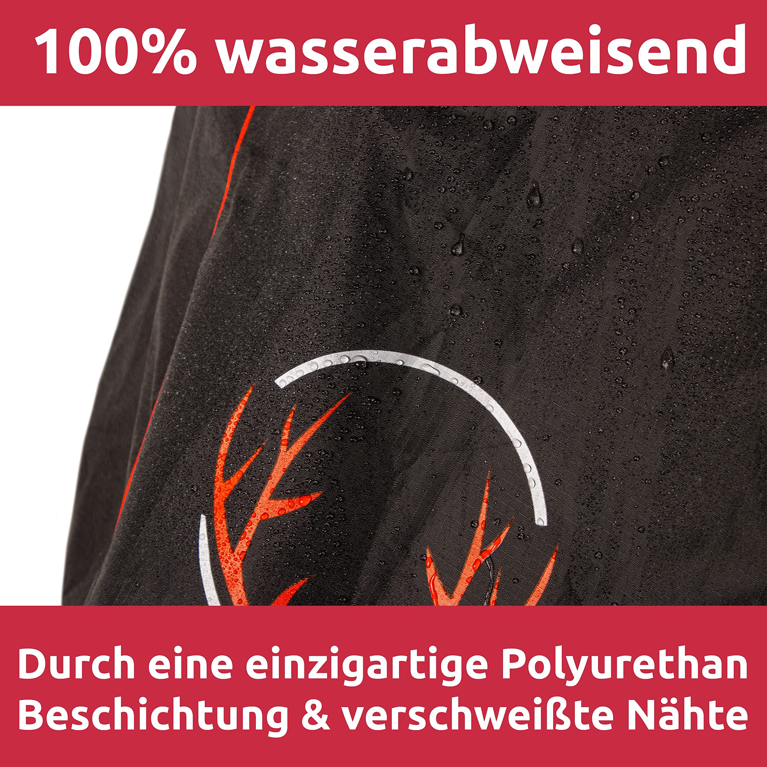 Telo BUSHBOCK Premium Telone per Moto BUSHBOCK® Premium con Struttura Ripstop Niente più Strappi Telone per Moto Impermeabile per Esterni/Interni (XL)