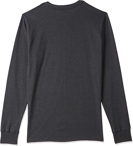 Miniatura 2 de Champion Mens Long Sleeve Tee Mens Logo Tee Mens Classic Logo Tee Negro, Gris grafito, Azul marino/flor y brillo, Gris Oxford, Regal azul marino,