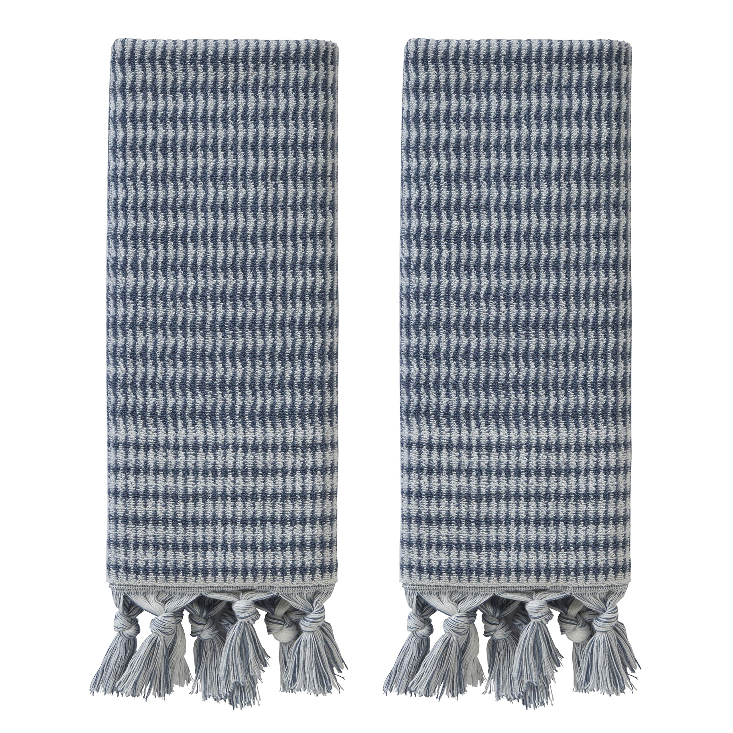 SKL Home Hand Towel Set, Cotton, Denim, 16"x26"