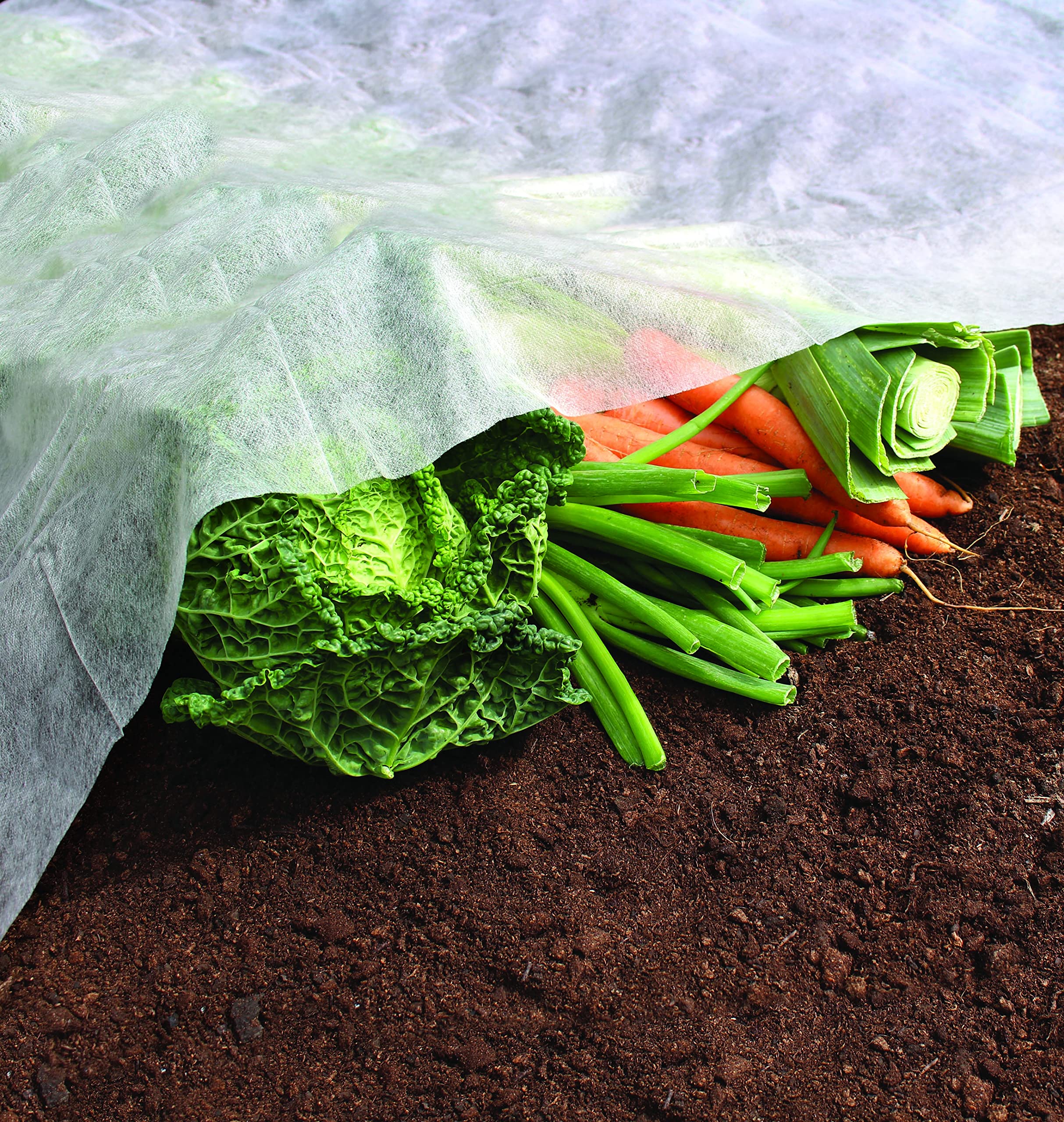 Agralan RHS Approved 30g Envirofleece | Heavy Duty Garden Fleece Plant Crop Frost Protection (2.4m x 5m)