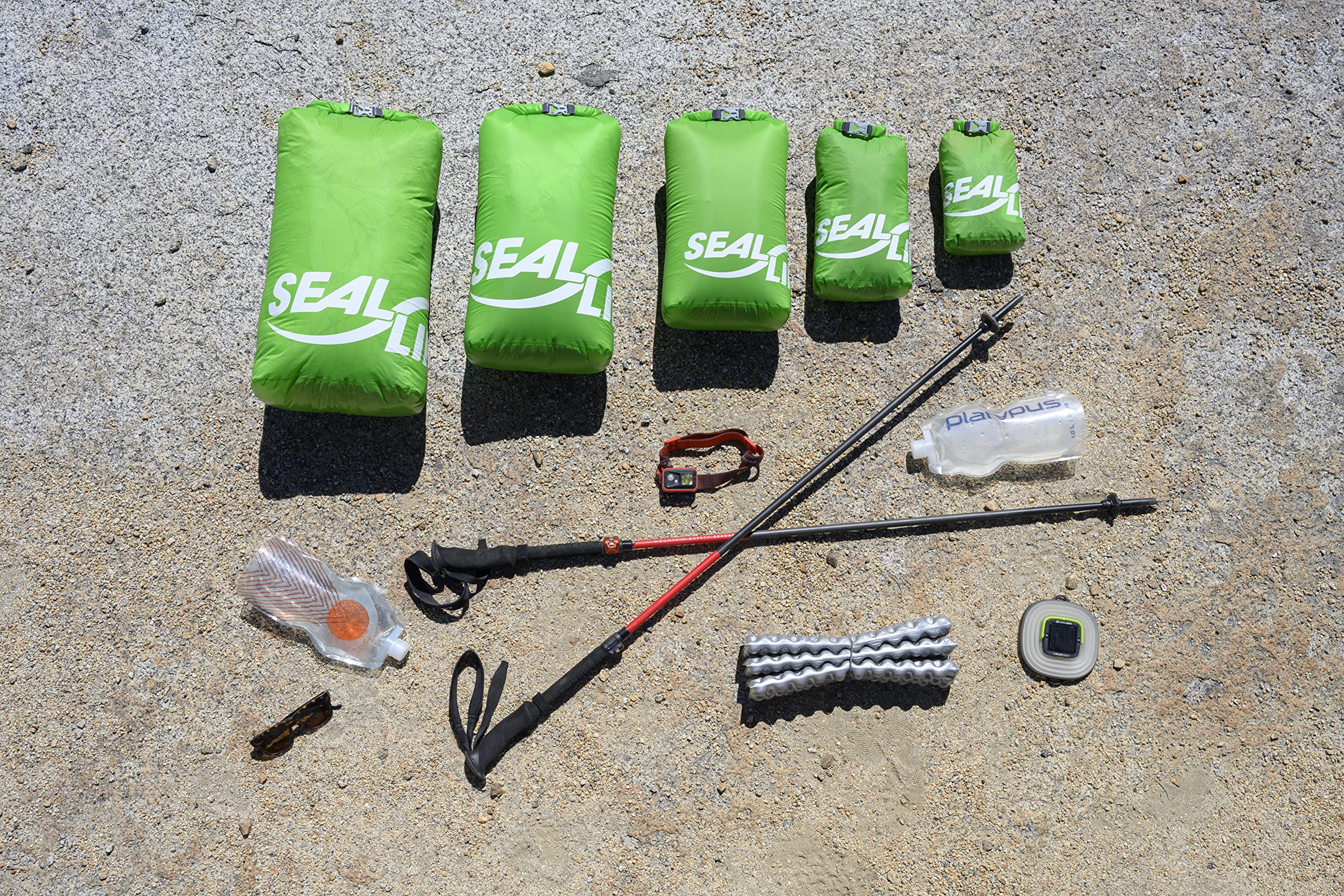 SealLine BlockerLite Dry Sack Waterproof Stuff Sack, Green, 2.5-Liter