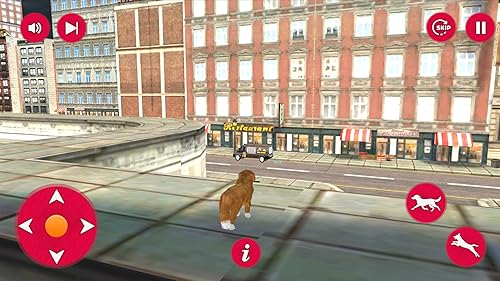 O meu jogo virtual de simulador de aventura de vida de cachorro para escapar de animais e resgatar a