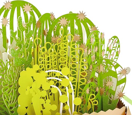 Miniatura 4 de Hallmark Signature Paper Wonder - Tarjeta de agradecimiento emergente, suculentas, tarjeta del día de enfermeras, agradecimiento al profesor, regalo