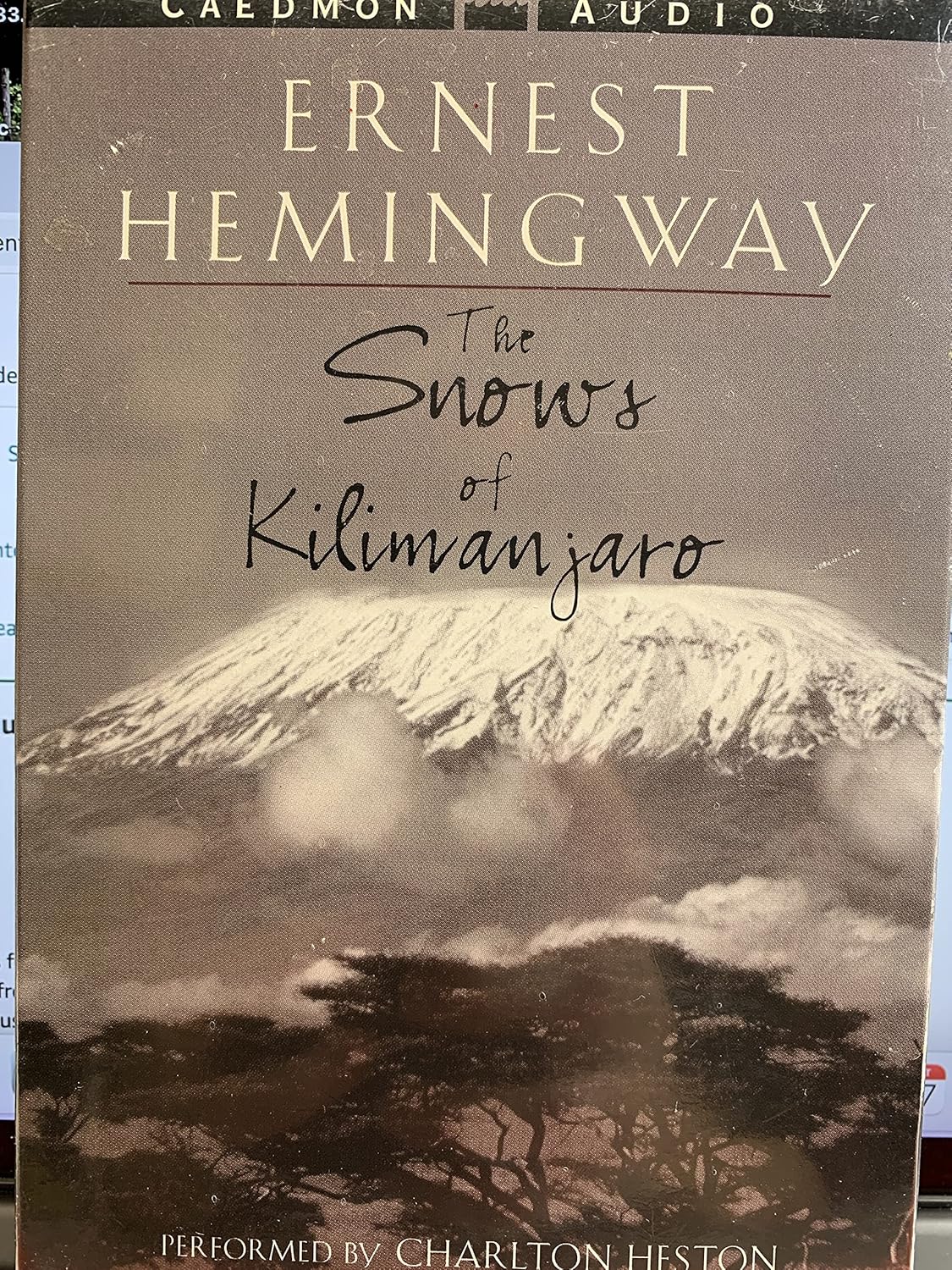 The Snows of Kilimanjaro 9780898459555 Hemingway, Ernest