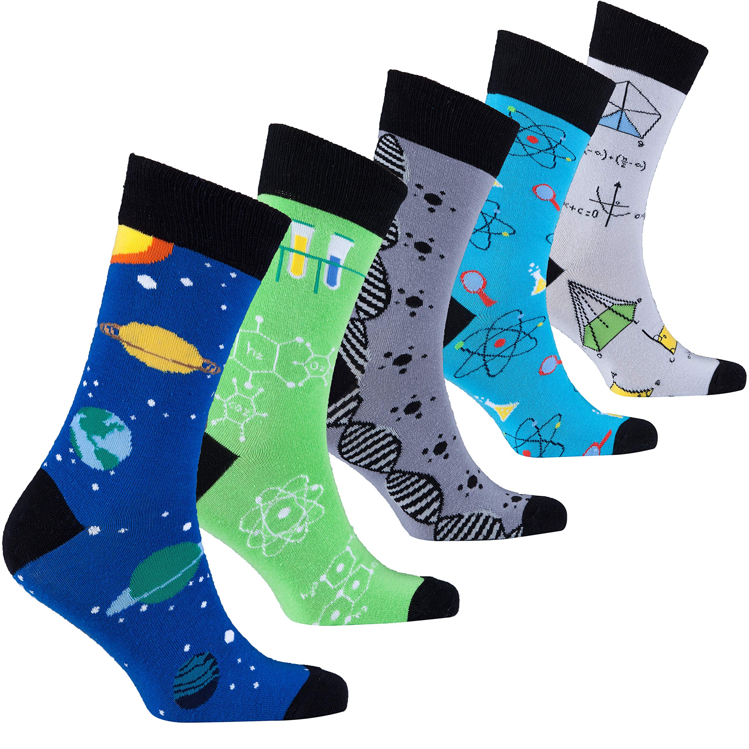 socks n socksMens 5pair Luxury Colorful Cotton Fun Novelty Dress Socks Gift Box
