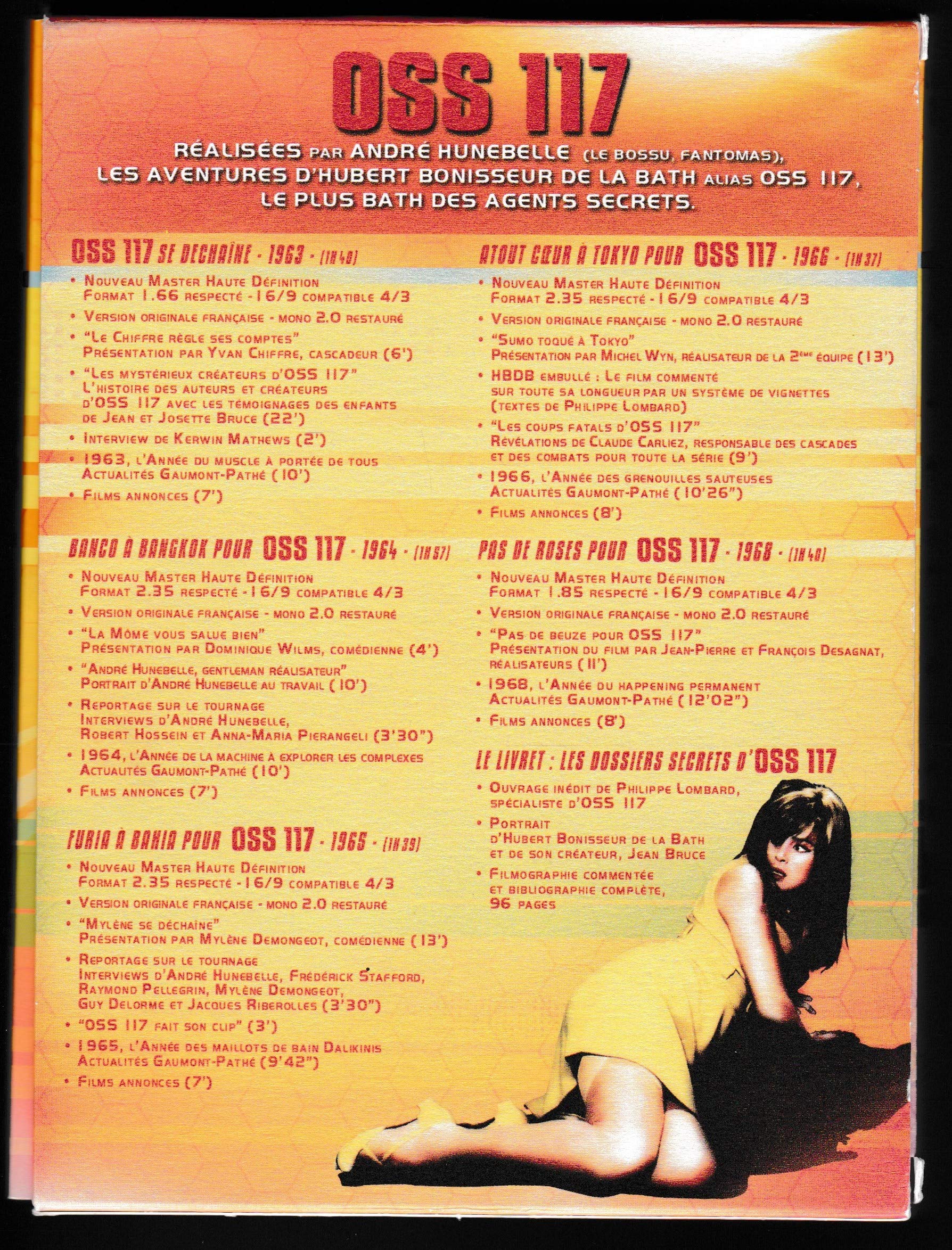 OSS 117 : L'Intégrale - Coffret 5 DVD [inclus un livret de 96 pages]