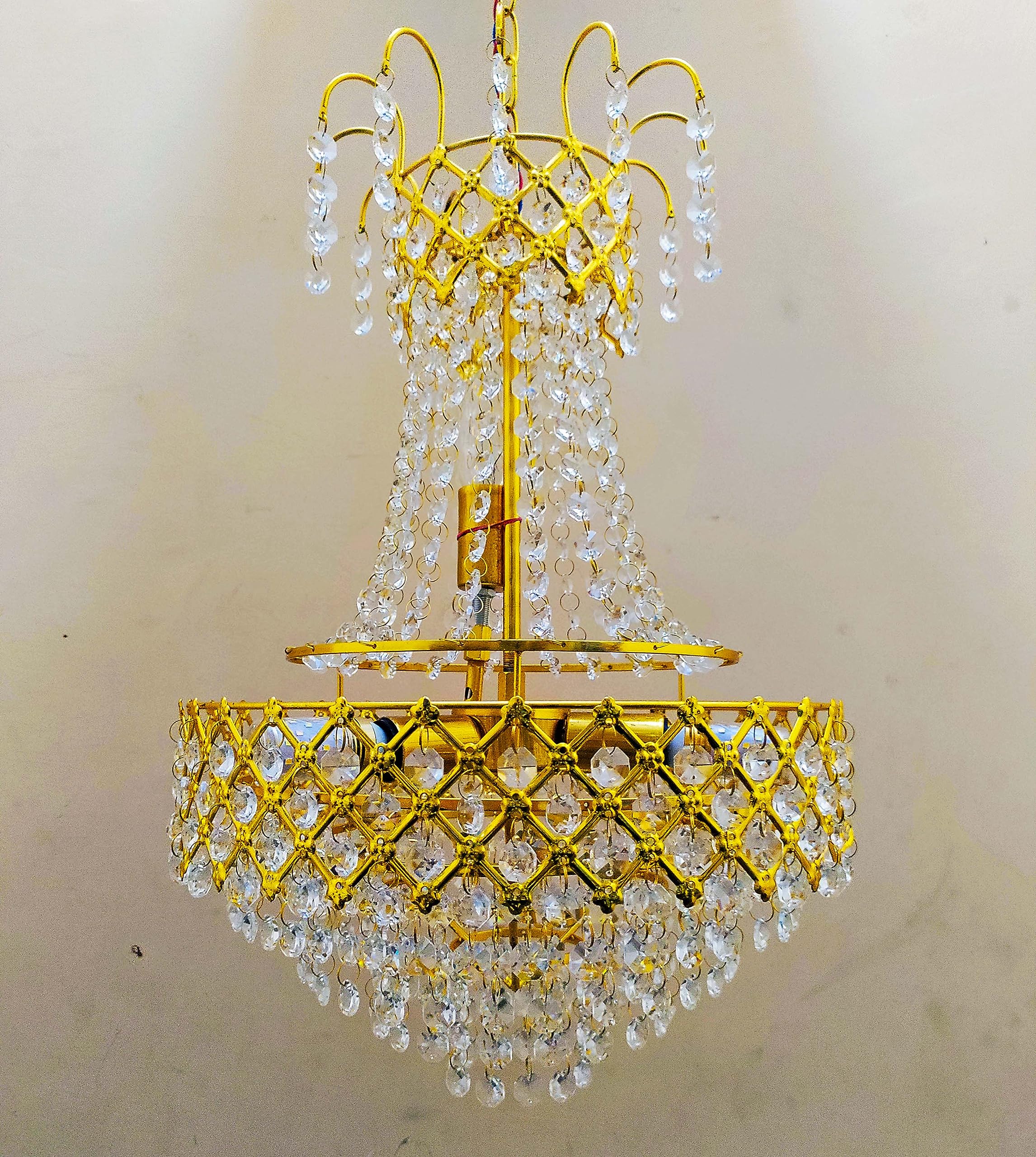 Crystal Chandelier - Golden Elegance FREE SHIPPING -7