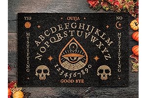 Ouija Board Welcome Door Mat