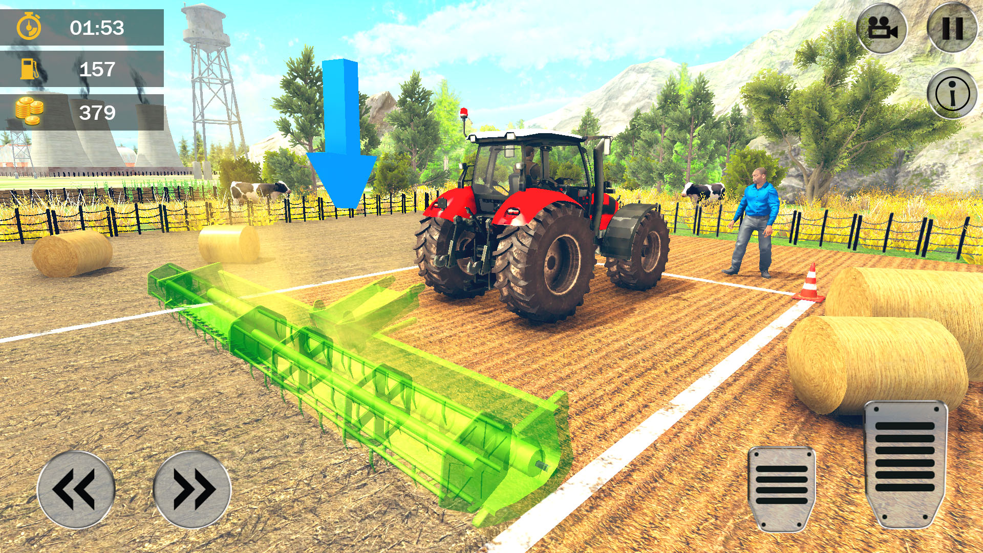 Modern Tractor Farming Training Simulator 2023 Tractor Games 3D