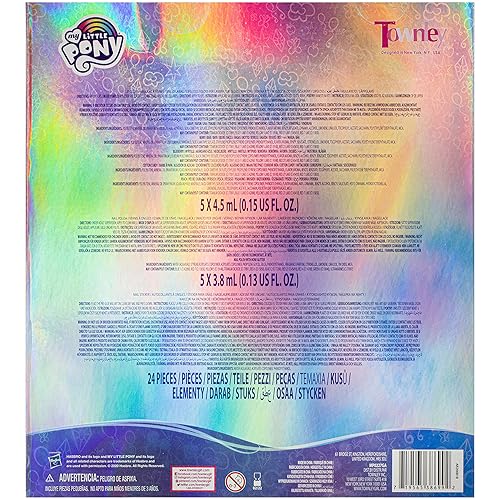 Miniatura 9 de My Little Pony Townley Girl - Juego de maquillaje de belleza cosmética brillante de 10 piezas para niños niñas adolescentes con 5 piezas de brillo