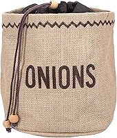 Vista 1 de KitchenCraft Natural Elements - Bolsa de cebolla con forro opaco, color marrón, 0.8 x 0.8 in