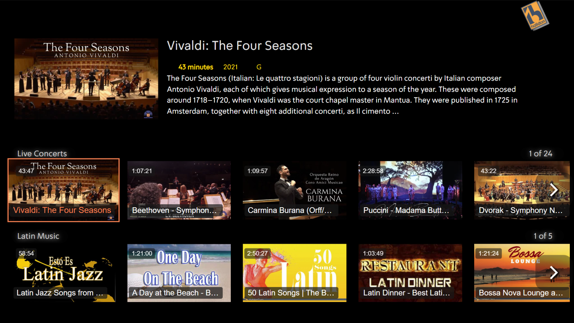 Halidon Music - Instrumental Music - App on Amazon Appstore