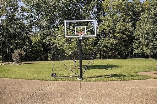 Miniatura 31 de Goalrilla Protector de baloncesto para patio, sistema de red defensiva fácil de plegar que se instala rápidamente en cualquier aro de baloncesto de