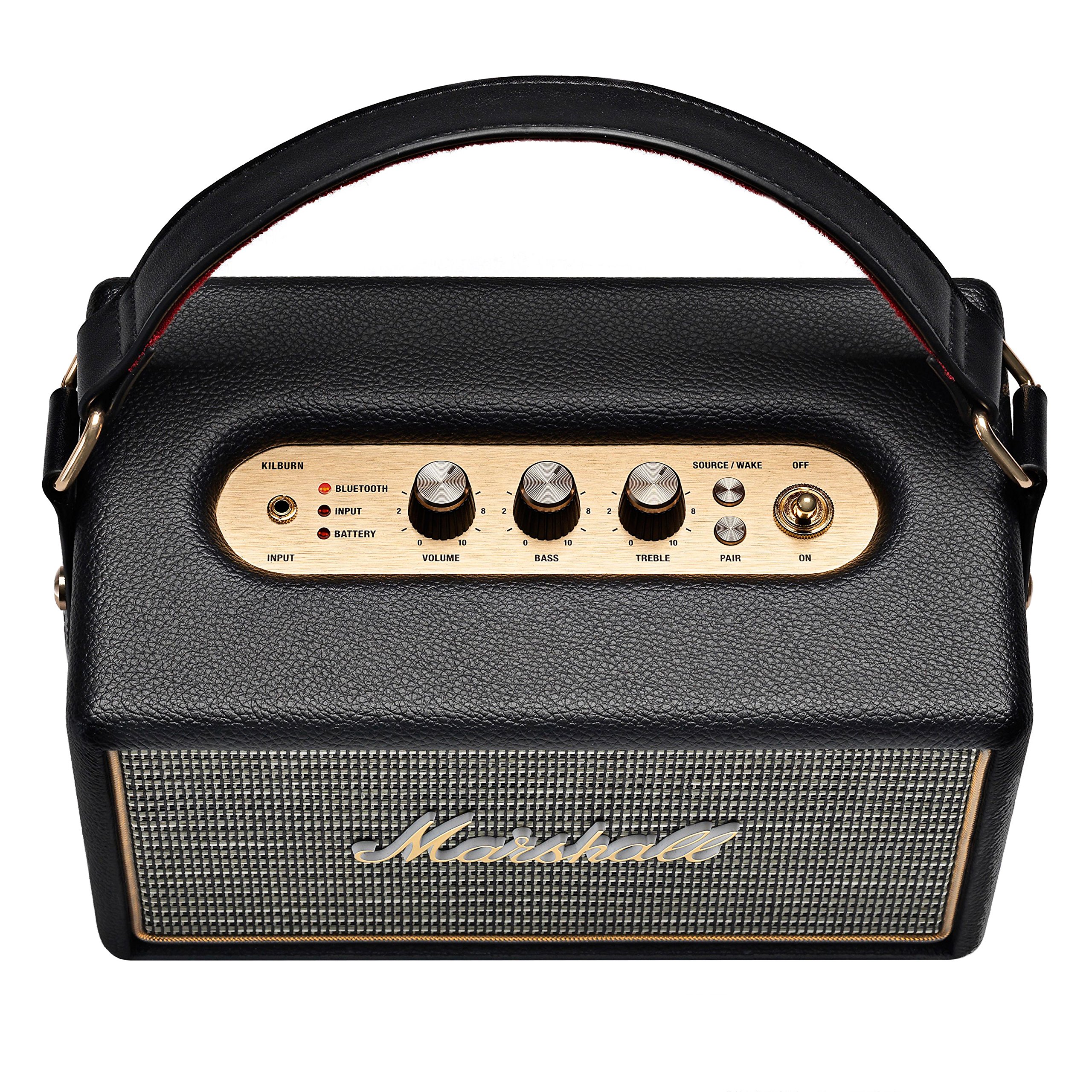 Marshall Speaker Kilburn Portatile a Batteria Bluetooth per MP3/Smartphone, Nero