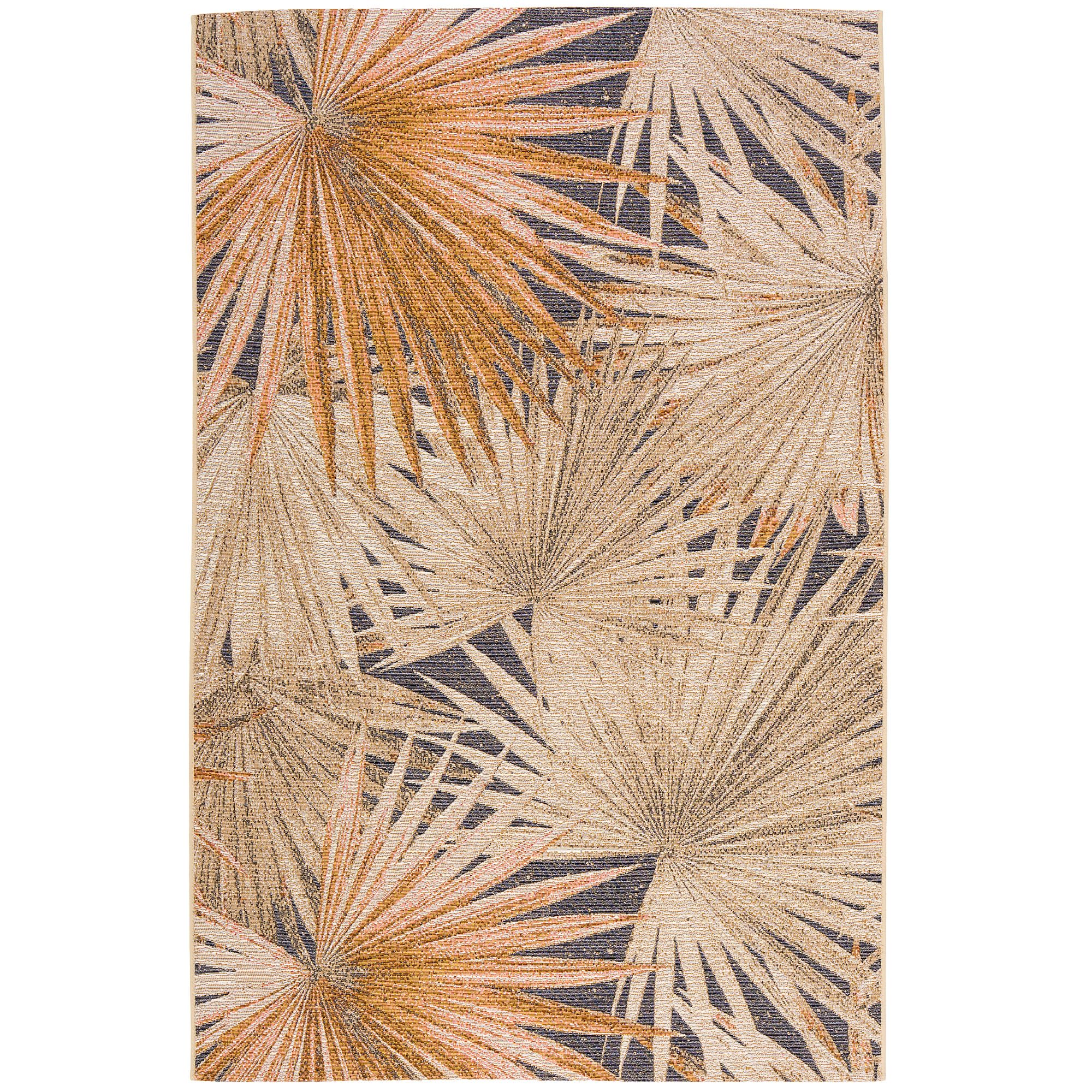 Pergamon Tapis Intérieur & Extérieur Malibu Palmier Désert Beige Résistant