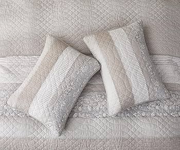 LHOME ロメ ウールブランケット Amazon.com: Chezmoi Collection Robyn 3-Piece Neutral Taupe