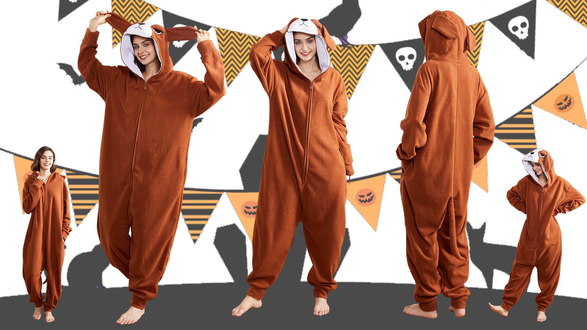 Amazon.com: Focupaja Unisex Dog Onesie Adult Halloween Animal