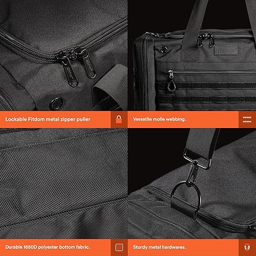 Miniatura 4 de Fitdom Bolsa de deporte para viajes, regalo de zapatillas de deporte, bolsa de gimnasio para deportes al aire libre, una bolsa de lona