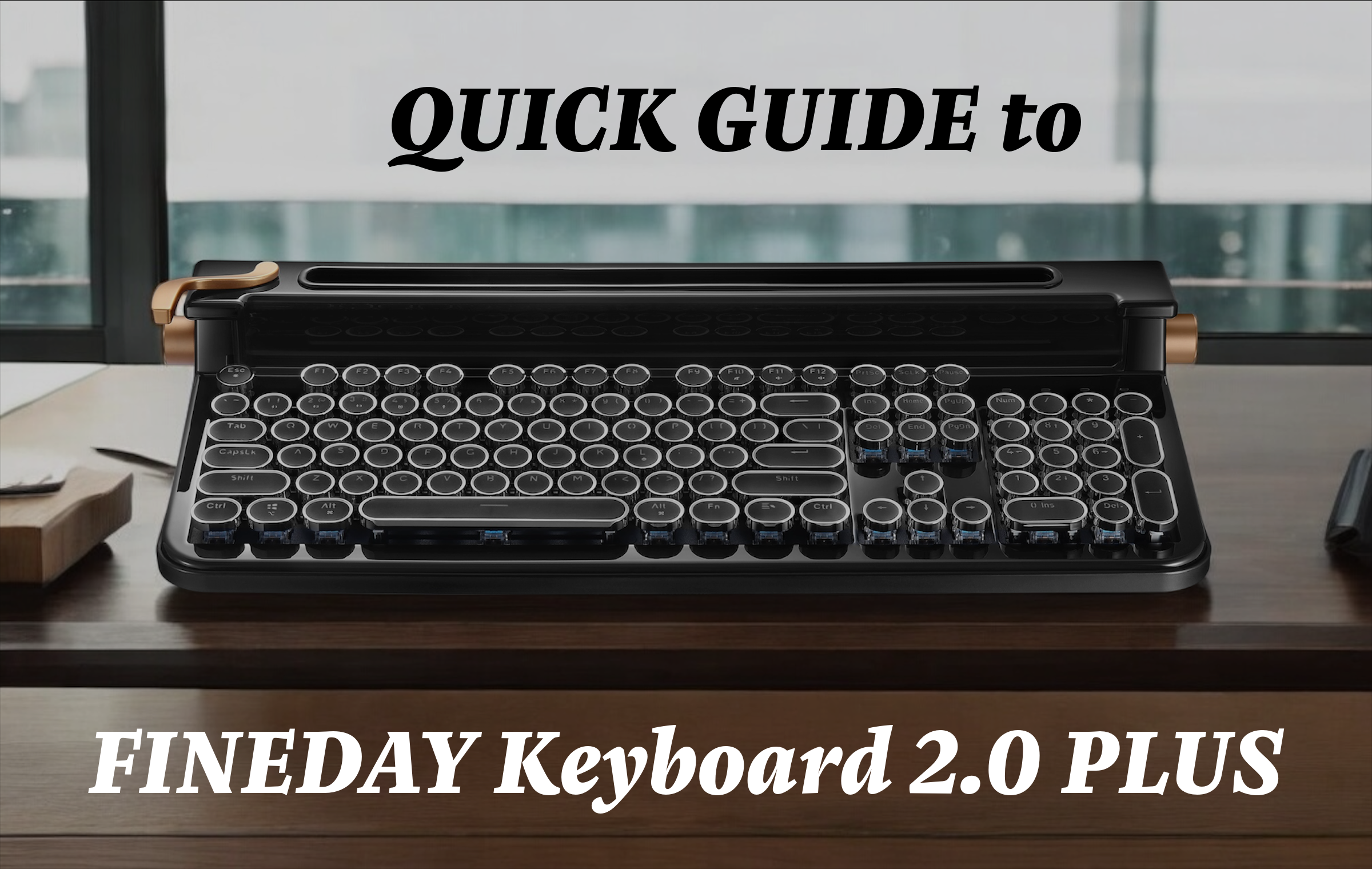 Amazon.com: FINEDAY Keyboard 2.0 Plus, 2.4G Wireless & Bluetooth 