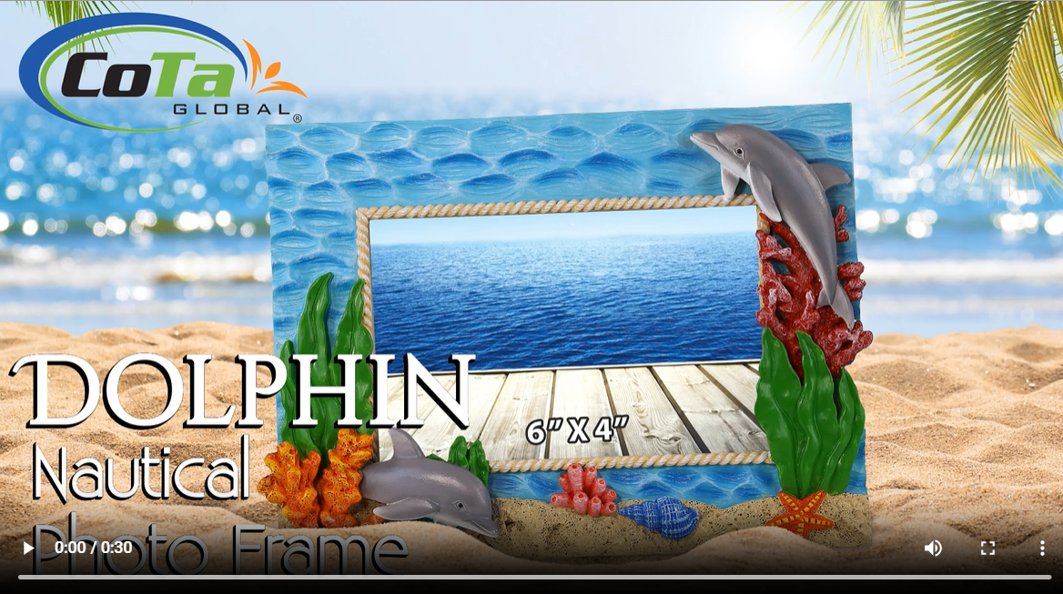 Amazon.com - CoTa Global Dolphin 4x6 Nautical Frame - Colorful