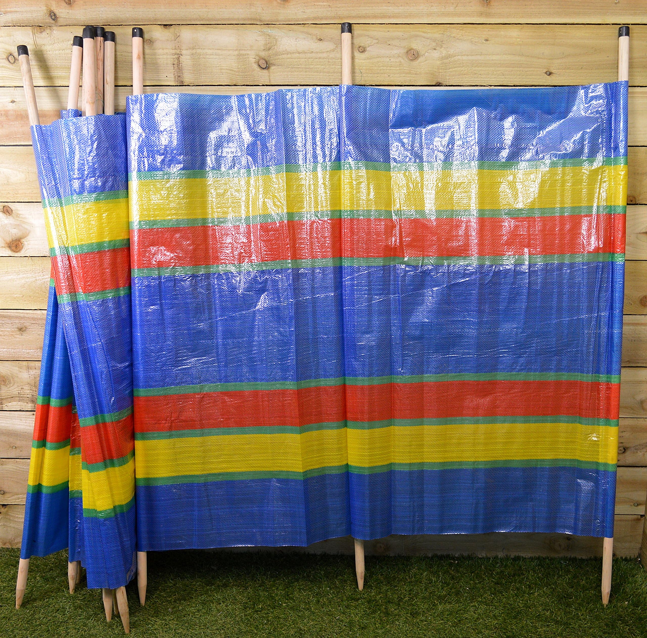 Hamble Distribution ltd Redwood BB-WB403 150 x 462 x 120cm 8-Pole Tall Wind Break
