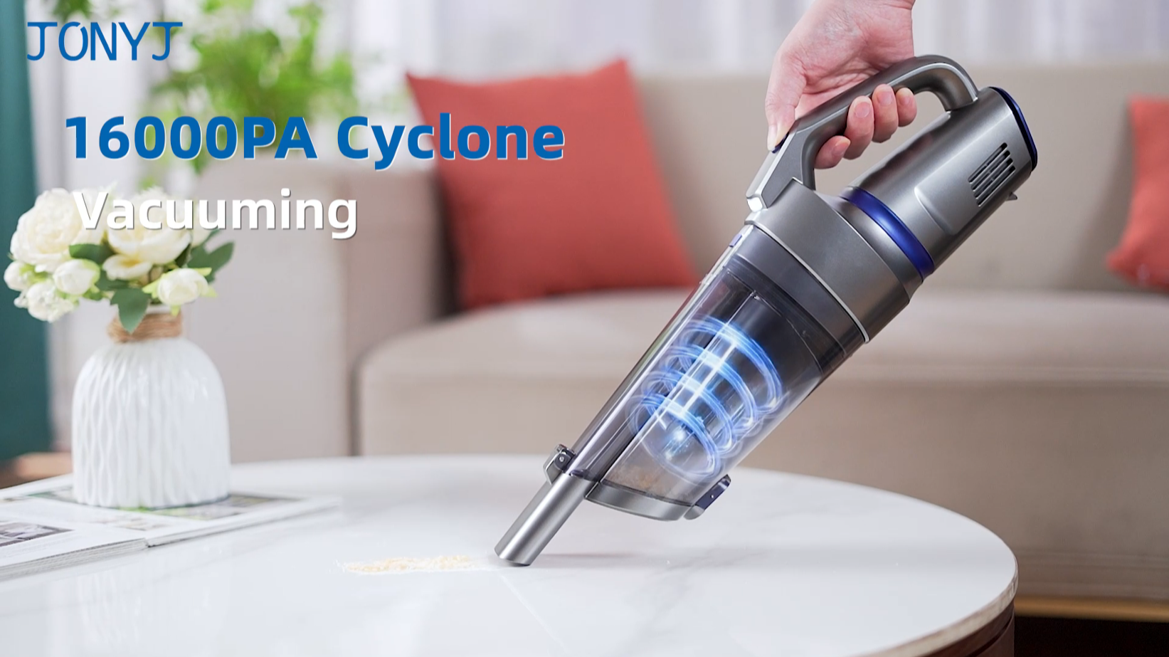 Amazon.com - JONYJ Handheld Vacuum Cordless, 16000PA Strong