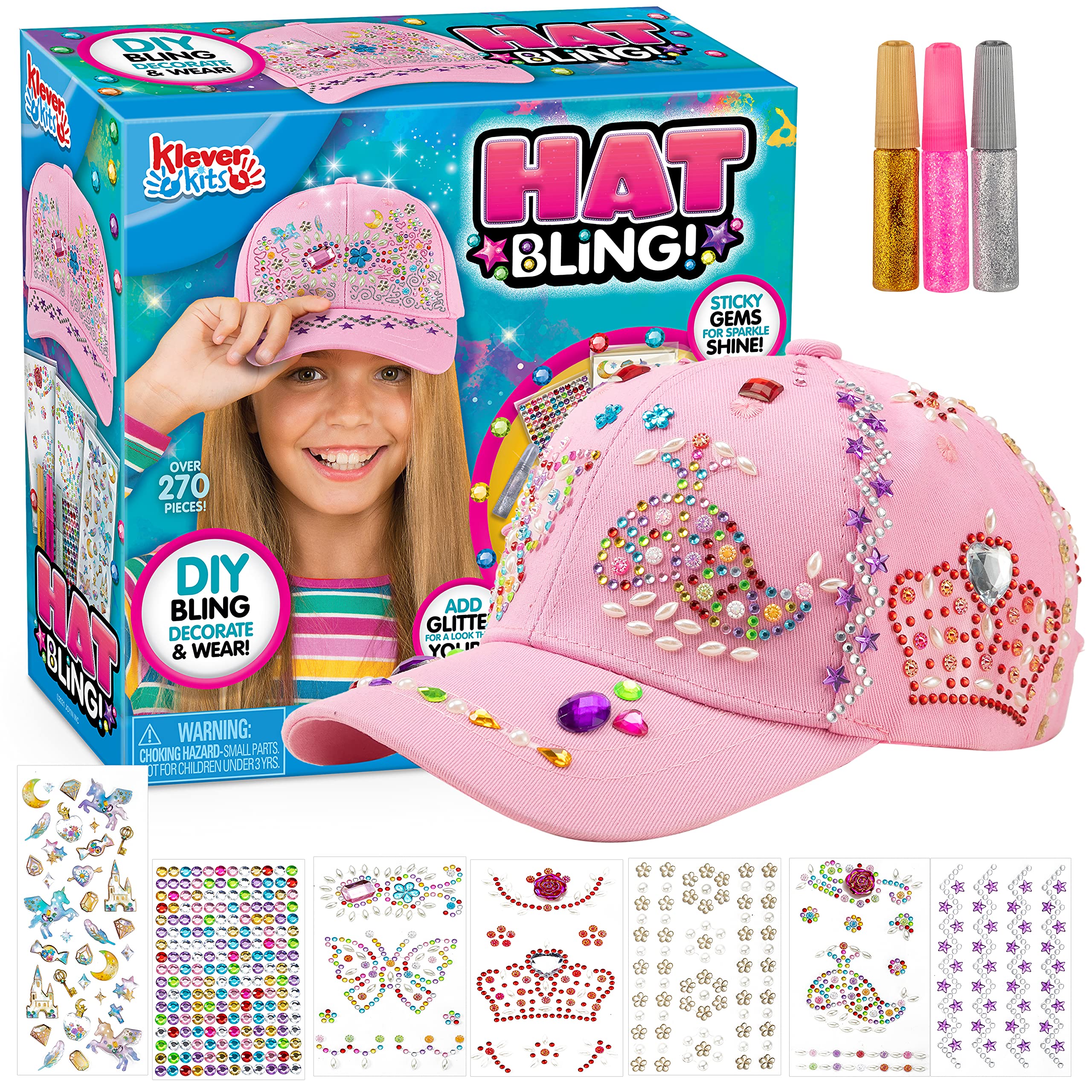 Klever Kits Decorate Your Own Baseball Cap With Sheets