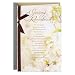Hallmark Mahogany Religious Sympathy Card (They Leave Footprints)