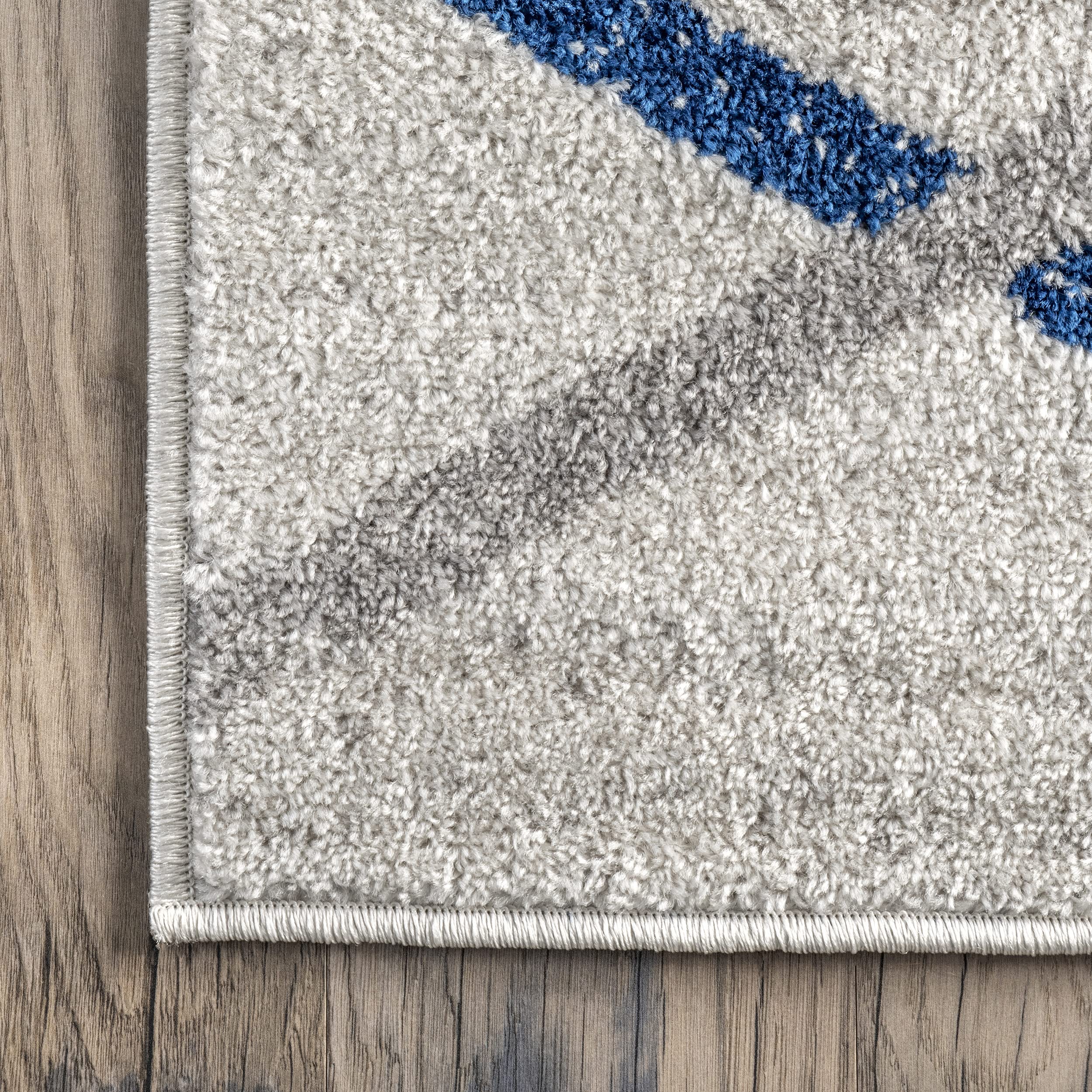 nuLOOM Thigpen Contemporary Area Rug, 5' x 8', Blue Grey