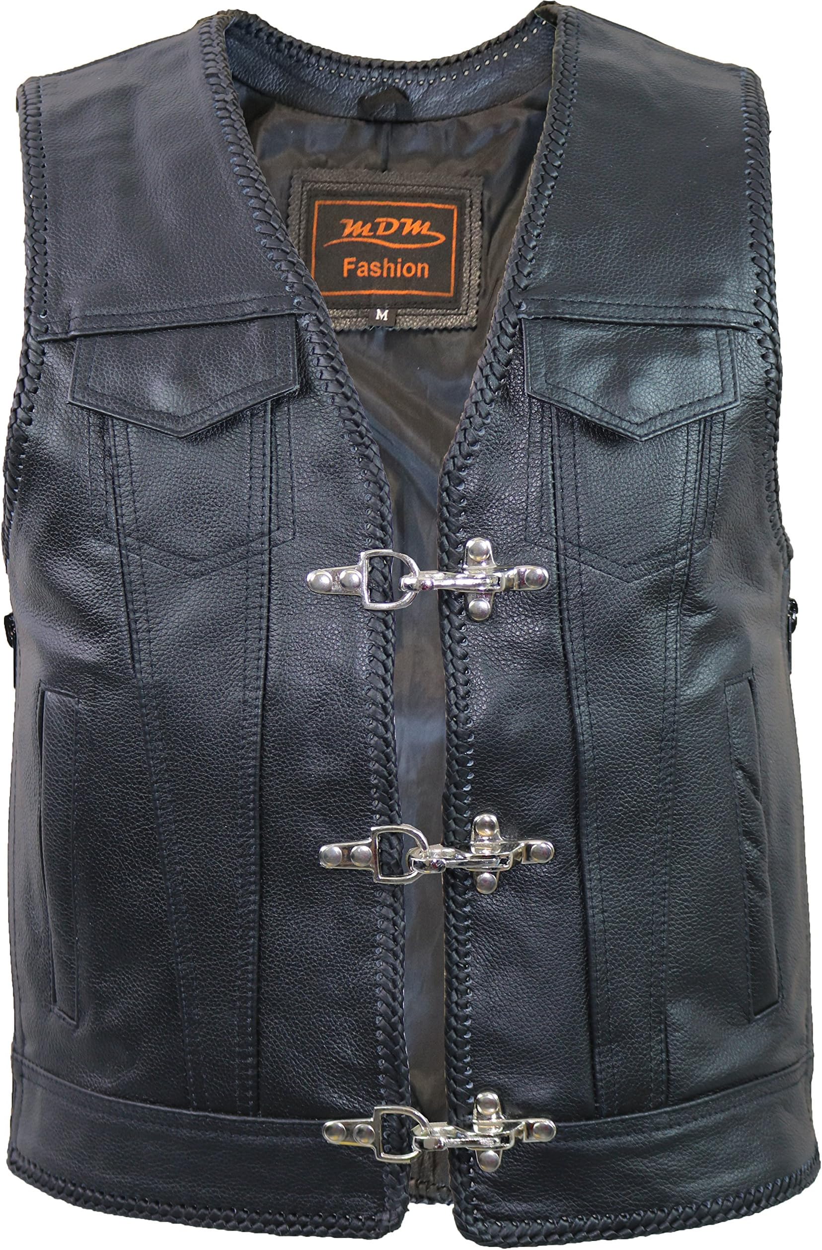 Men's Genuine Cowhide Leather Vest