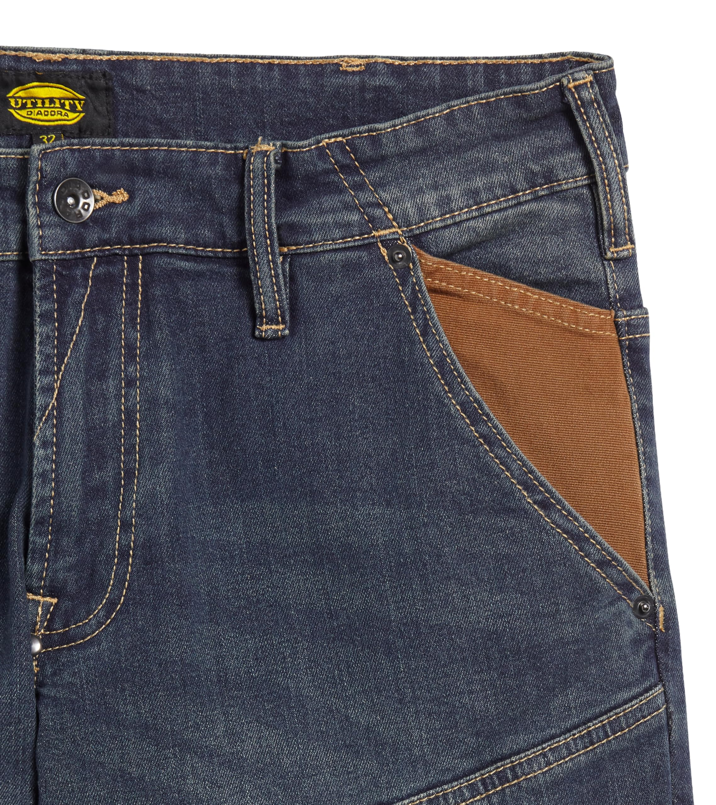 Diadora, Stone, Damen Freizeit- und Arbeitshose (Jeans)