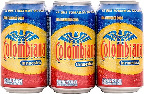 Colombiana La nuestra Kola - Soda saborizada, 12 onzas líquidas (paquete de 6)