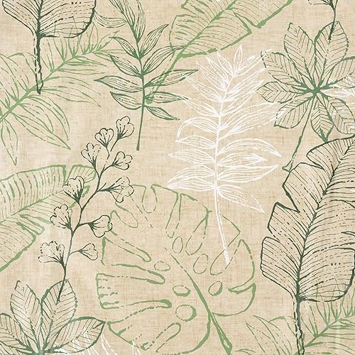 Mantel cuadrado impermeable de 52 x 52 pulgadas, resistente a las manchas y a las arrugas, mantel decorativo de vinilo para jardín de Camilla de