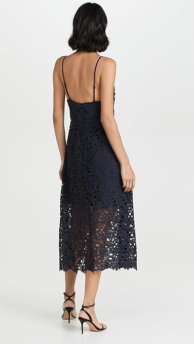astr black lace dress