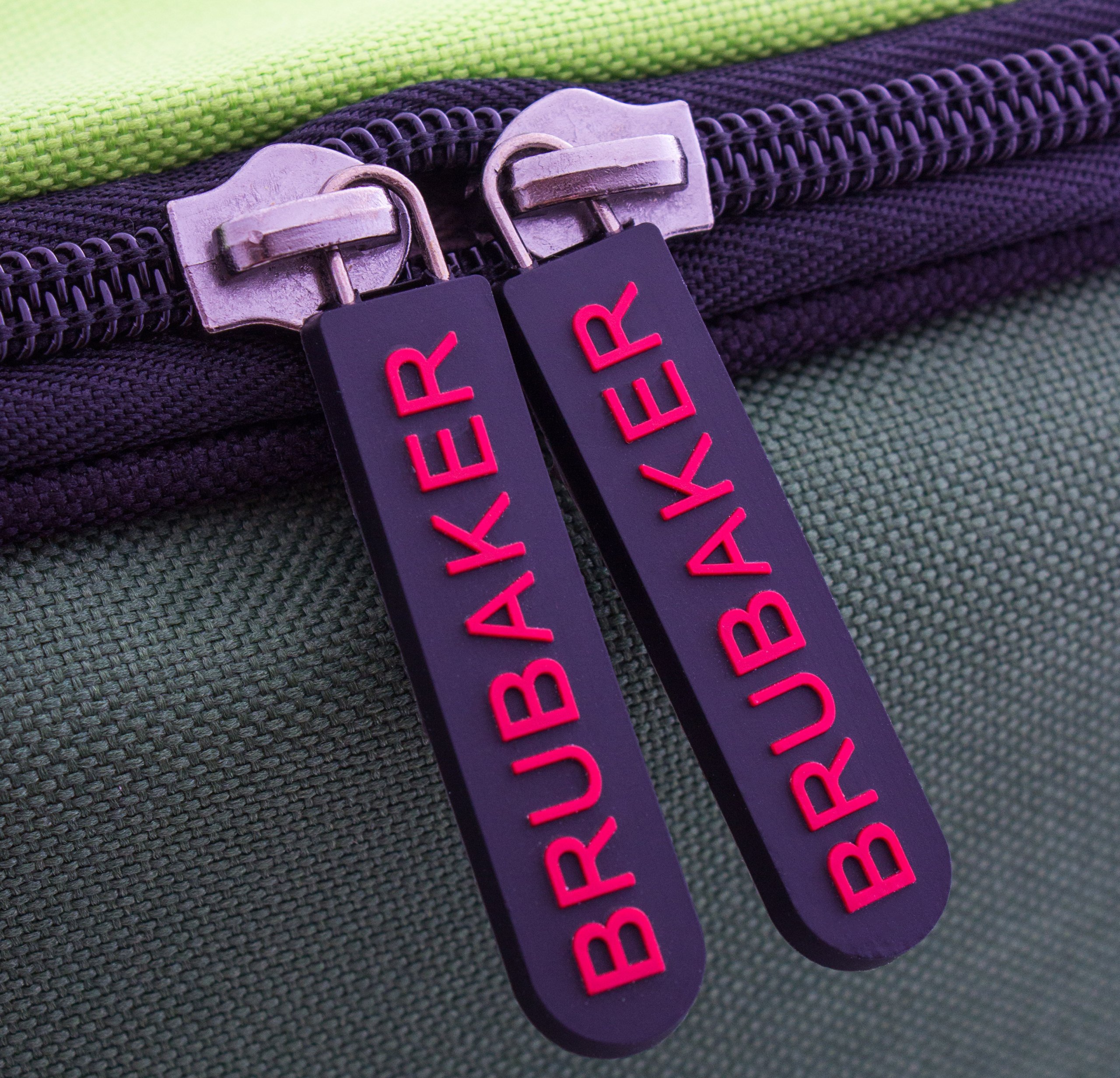 Brubaker 'Super Function 2.0' Borsa per Scarponi da Sci con Scomparto Casco Colore Verde Oliva/Verde Chiaro