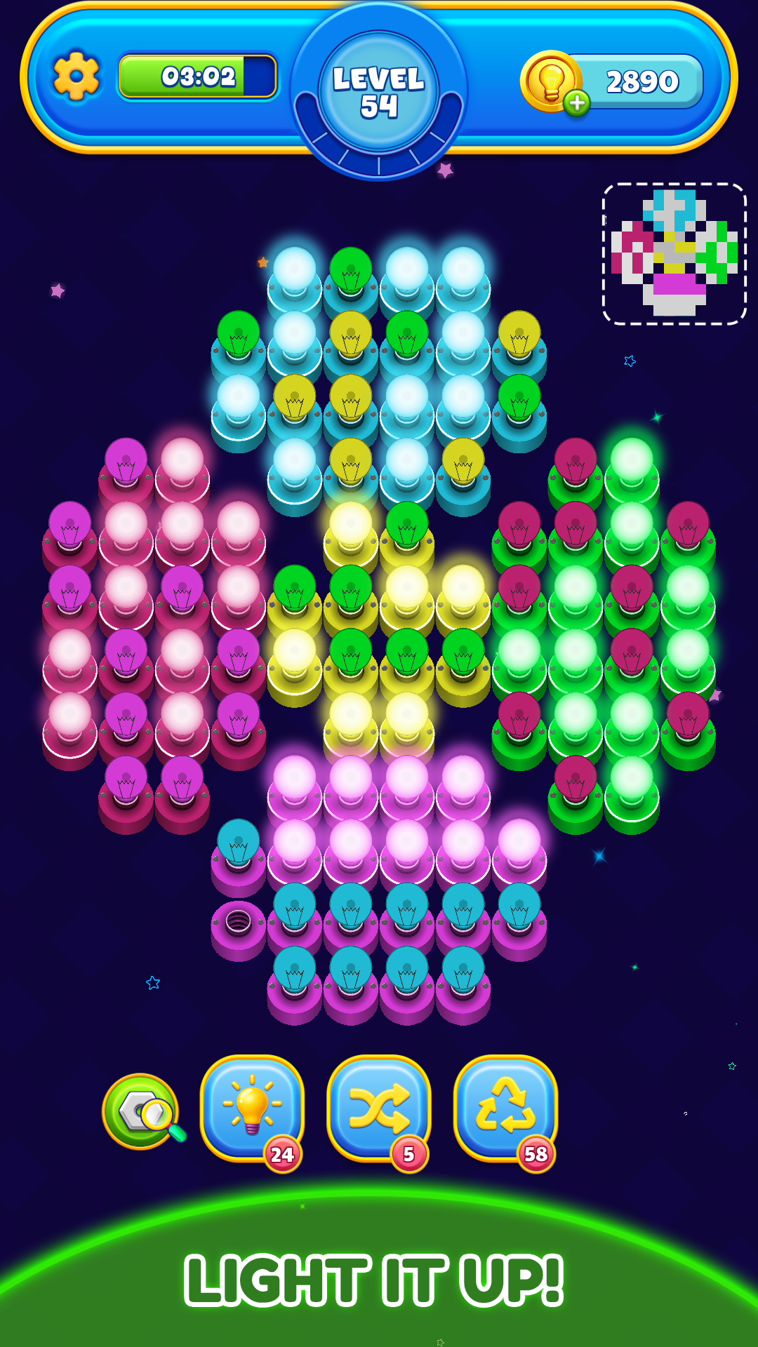 Bulb Sort Color Puzzle - App on Amazon Appstore