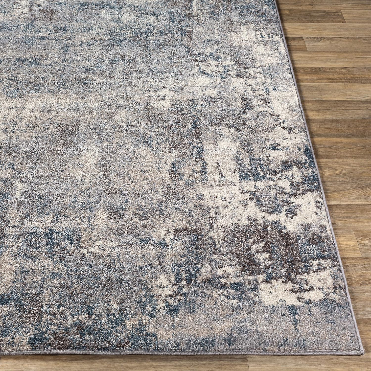 Livabliss Eira Modern Abstract Area Rug, 2 ft x 3 ft, Teal