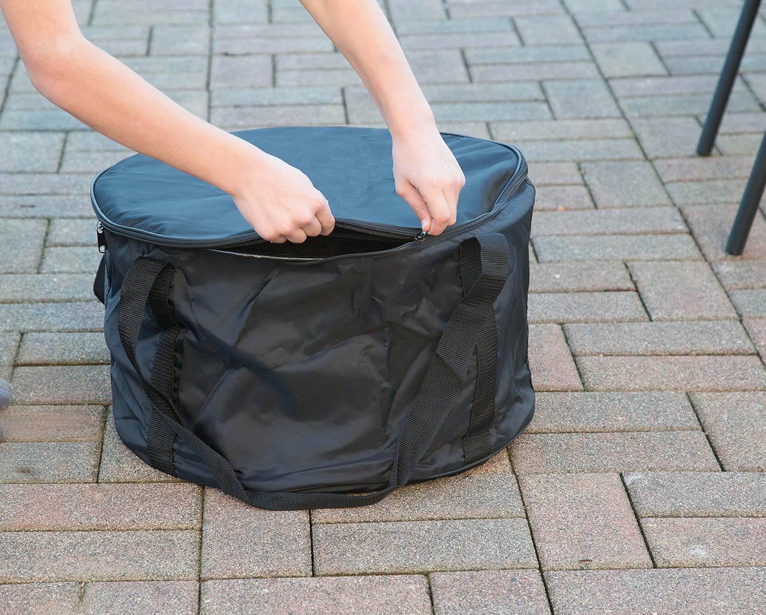 DestinationGear Heininger Heavy-Duty Carry Bag for Portable Fire Pit – Durable Vinyl Storage & Transport Case for Outdoor, Camping, RV, Tailgating and Backyard Use