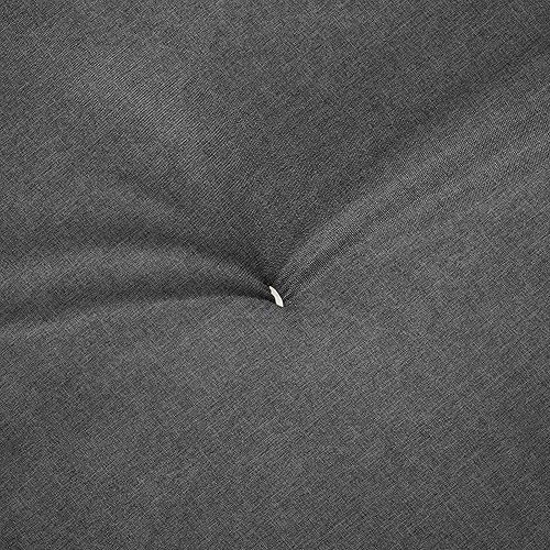 Miniatura 7 de Trupedic x Mozaic - Colchón de futón estándar de 12 pulgadas (marco no incluido)  Gris oscuro texturizado, ideal para habitaciones de niños o áreas