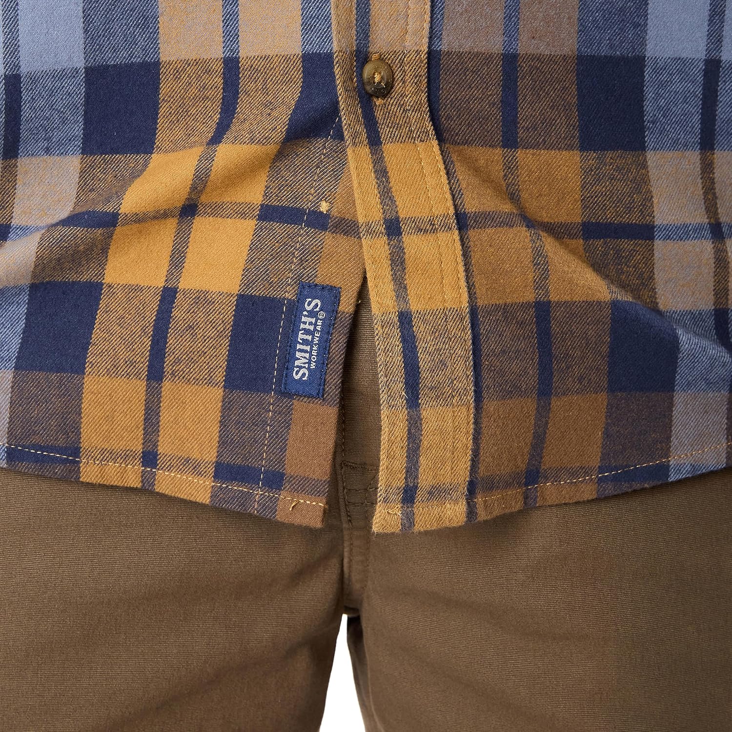 Smith's Workwear Men's Plaid Flannel Shirt - Image 5