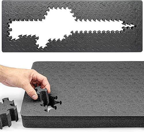 Miniatura 2 de Eylar Estuche rígido para rifle de 38 pulgadas con impresión UV Boombox retro e inserto de espuma RAGAR de 35.75 pulgadas