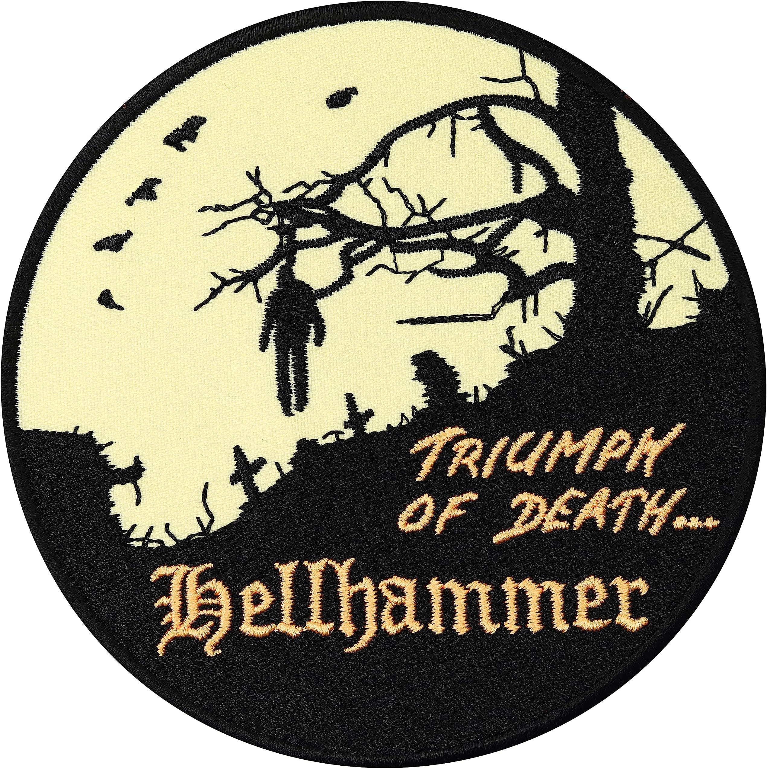 Triumph of Death Hellhammer Heavy Metal Thrash Biker Rocker Iron on Patch Badge
