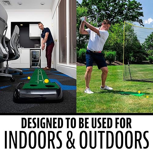 Miniatura 4 de Franklin Sports Pelotas de golf de práctica, para interiores y exteriores, lo mejor para astillar + práctica de putting, tamaño oficial, paquete de