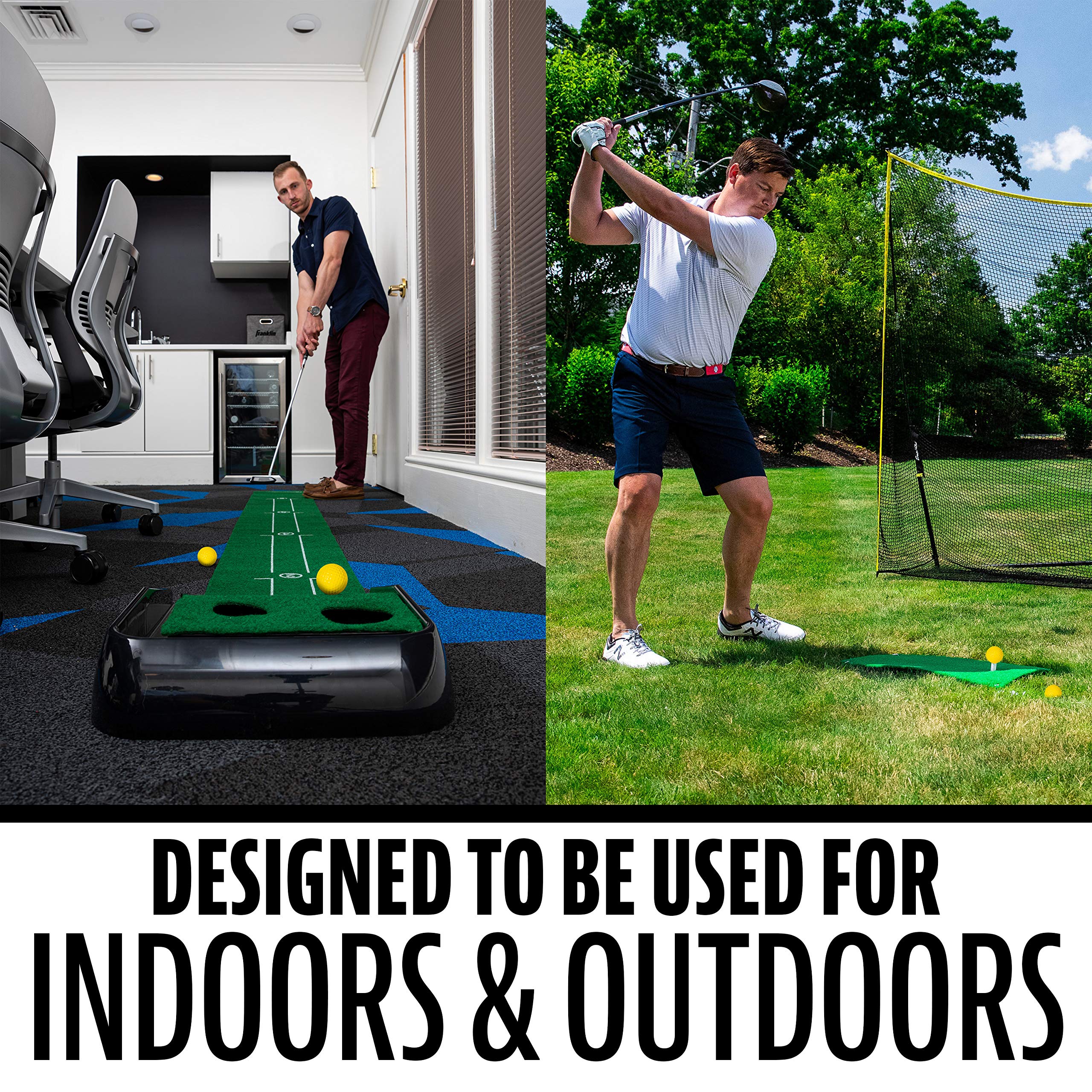 Franklin Sports Golfbälle – offizielle Größe – Indoor oder Outdoor Golf Training – eingeschränkter Ballkampf für Golf Praxis – 12 Stück – Hinterhof Training